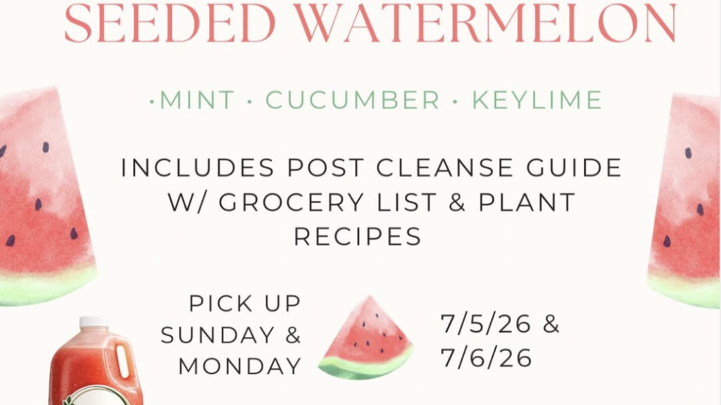 Seeded Watermelon Cleanse